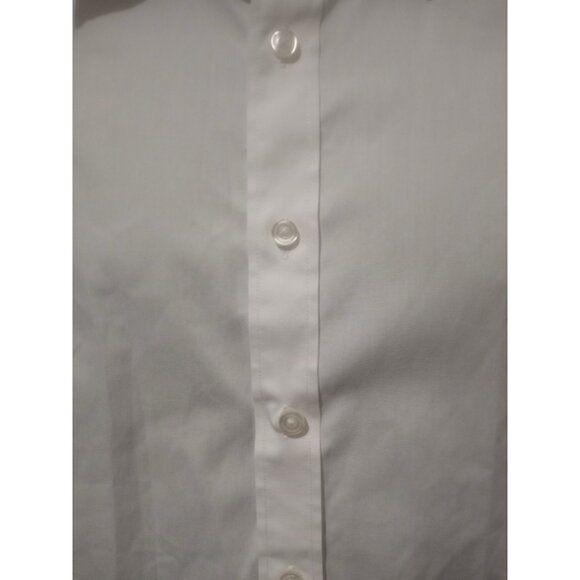 UNTUCKit Las Cases WF Men's Medium Tall Slim Fit White Long Sleeve Button Shirt - Picture 3 of 11